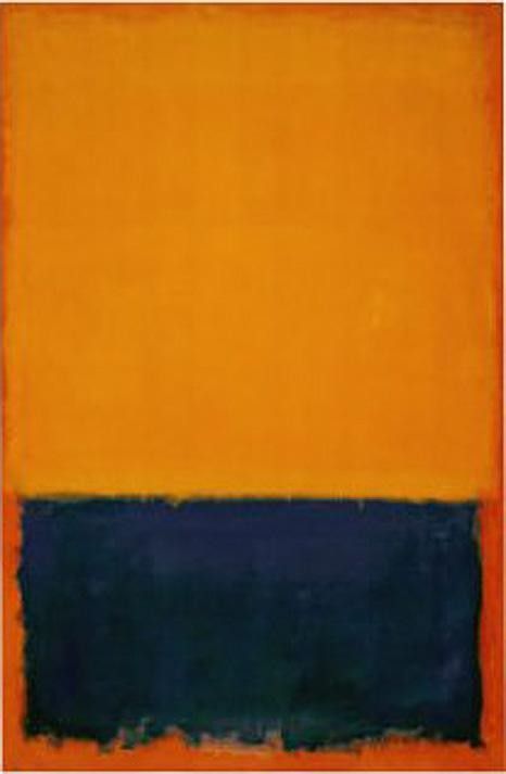 Mark Rothko Yellow Blue Orange 1955